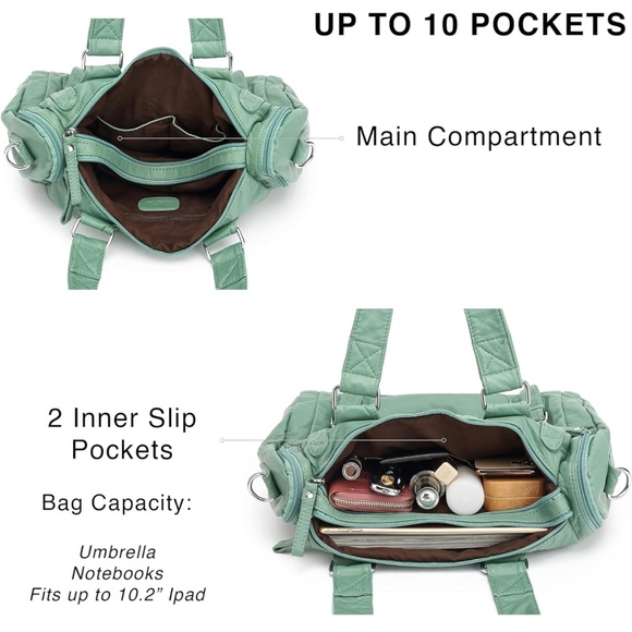 EUC Scarleton Faux Leather Crossbody/Shoulder Bag - Picture 14 of 15